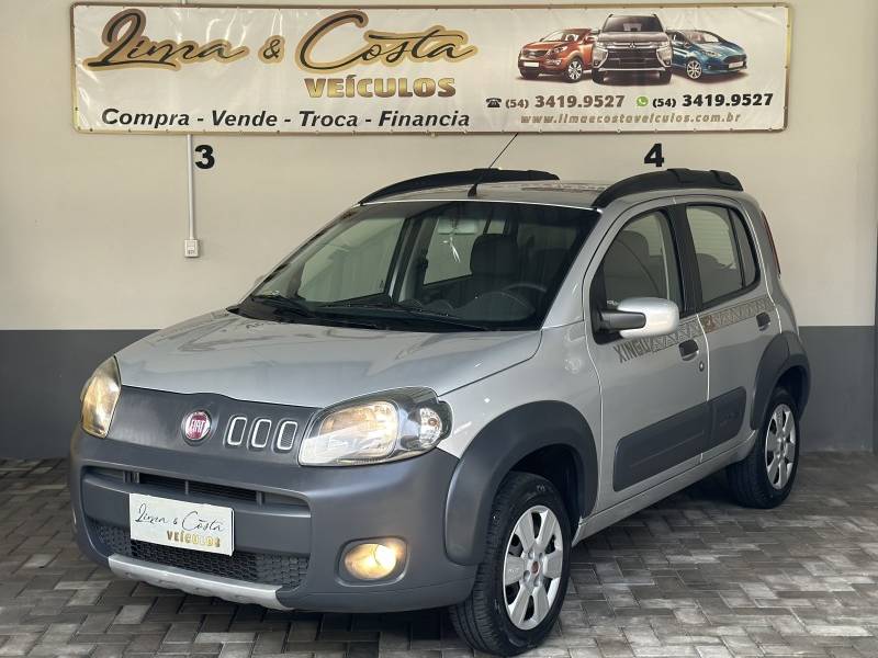 FIAT - UNO - 2014/2014 - Prata - R$ 36.900,00